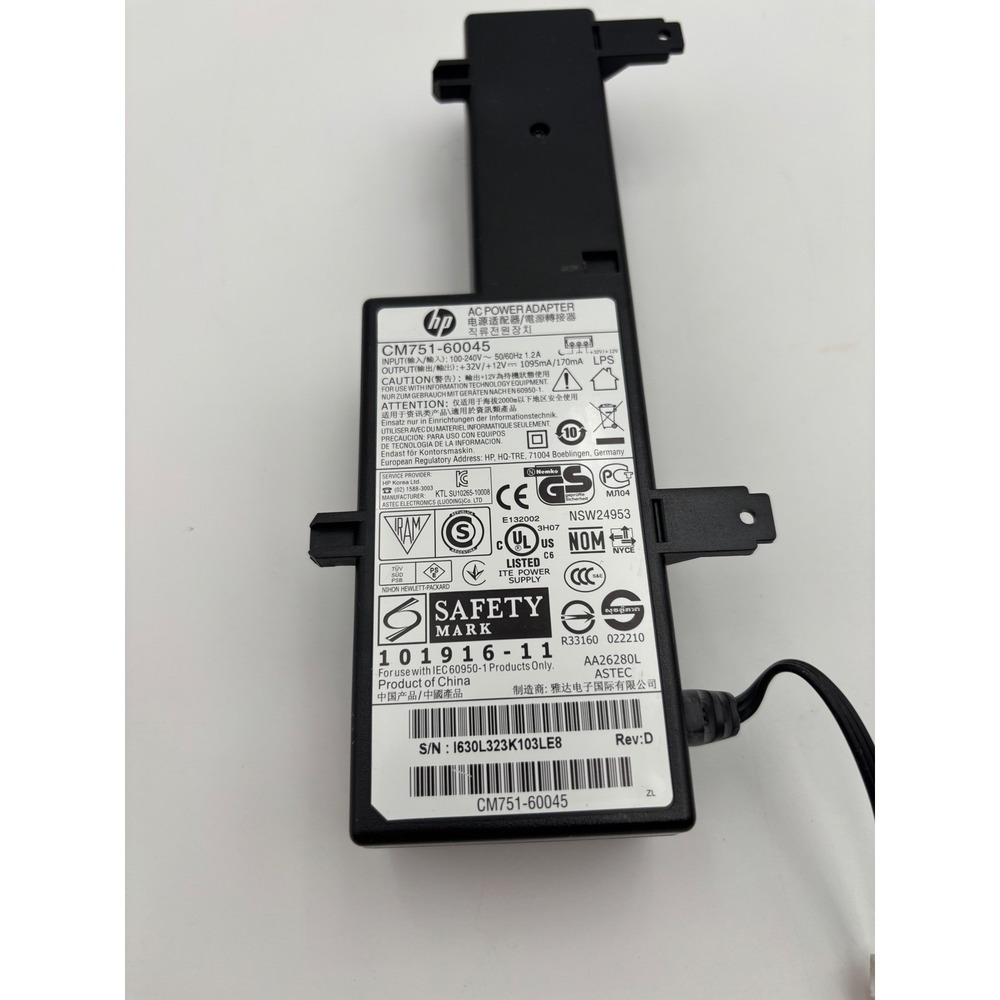 HP AC Power Adapter CM751-60045 Black Excellent Officejet Pro 8600 Part